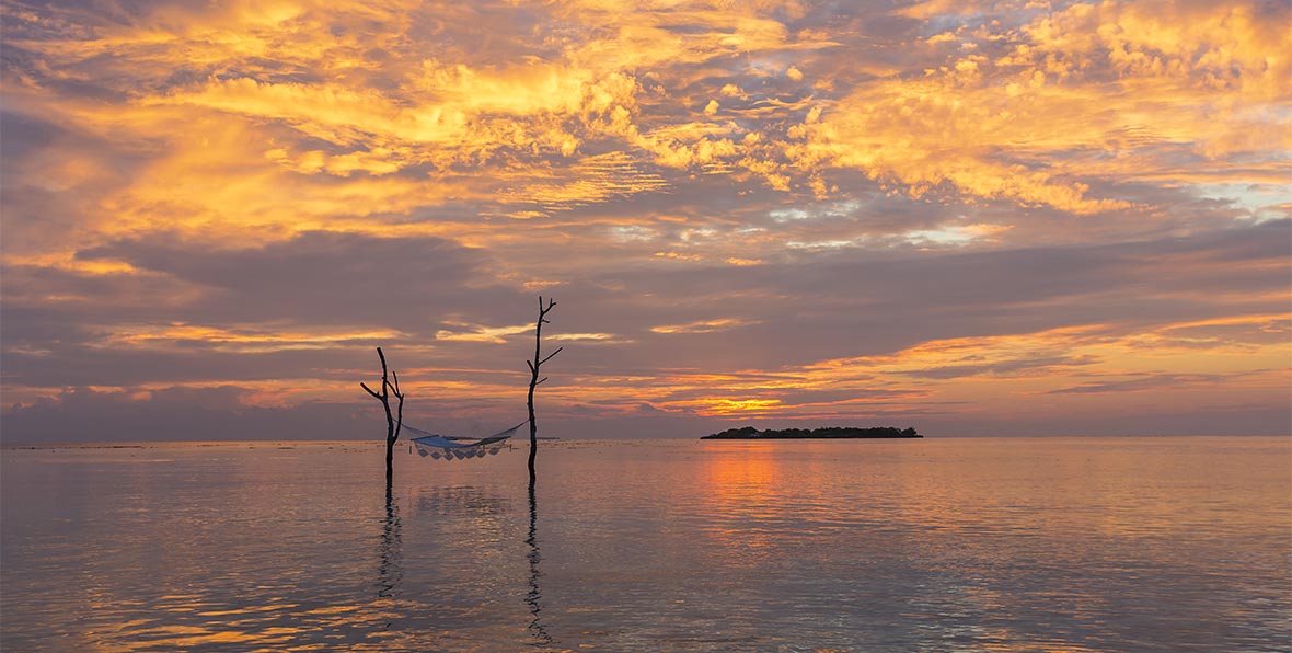 puesta de sol en Sun Aqua Vilu Reef