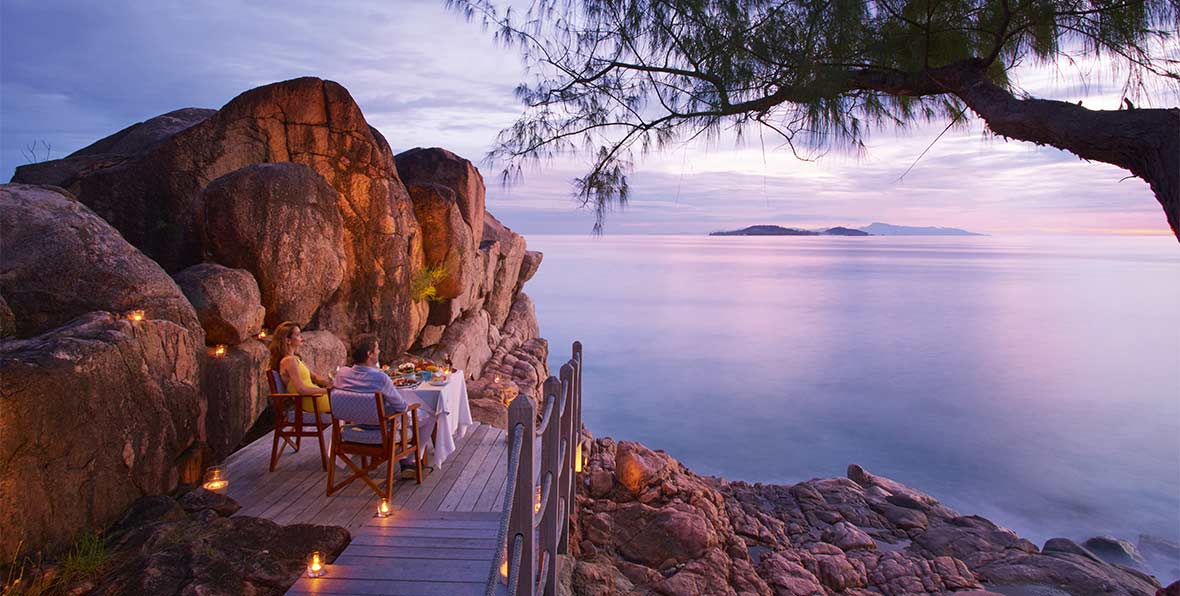 Lemuria Seychelles Ab Nest Dinner On The Rocks - arenatours.com