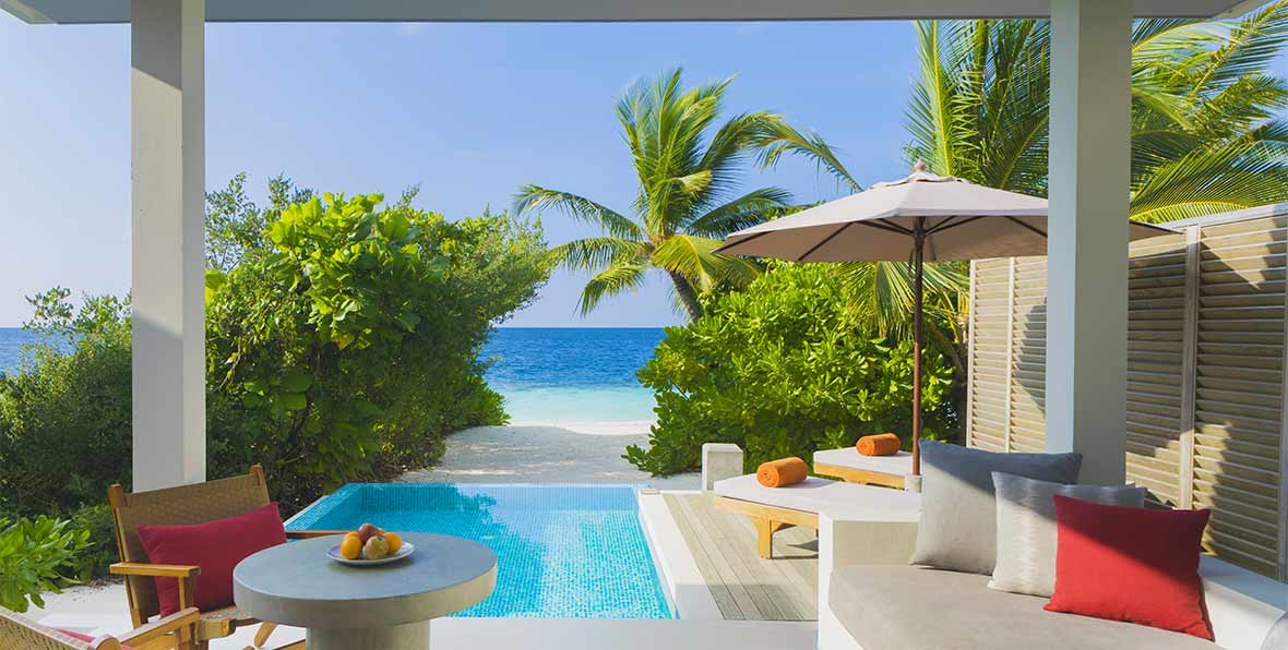 Dhigali Resort Maldives Beach Villa With Pool - arenatours.com