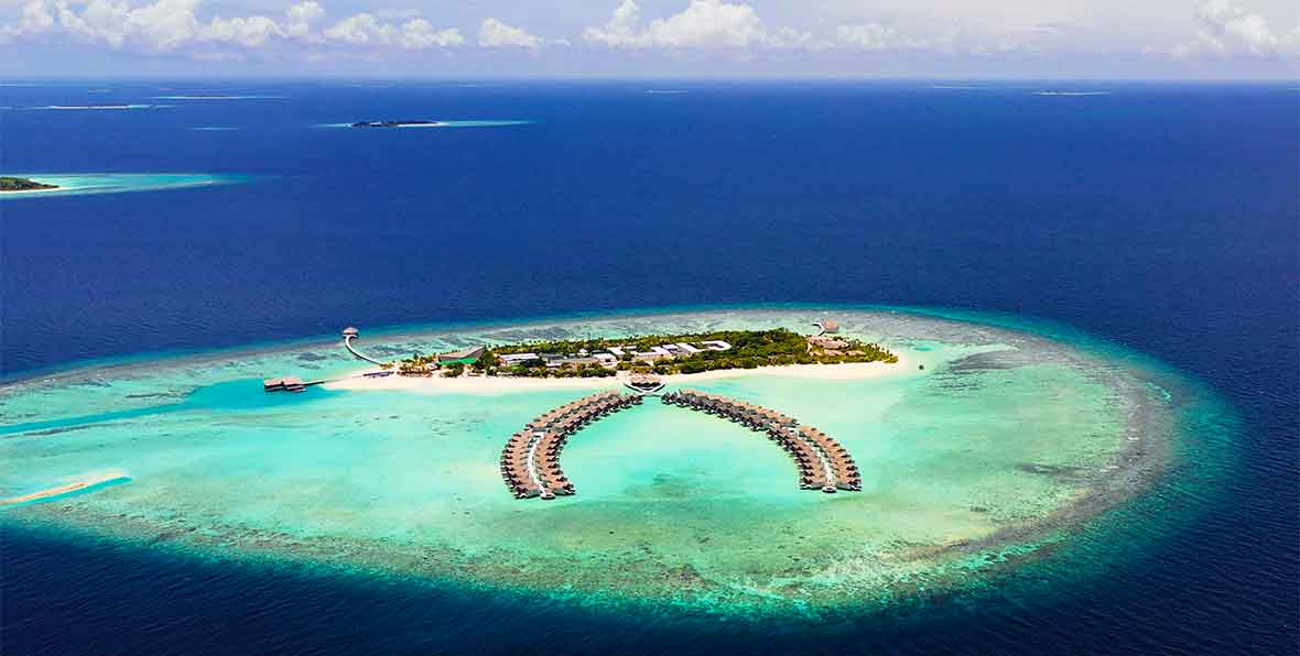 Mövenpick Maldives, vista aerea