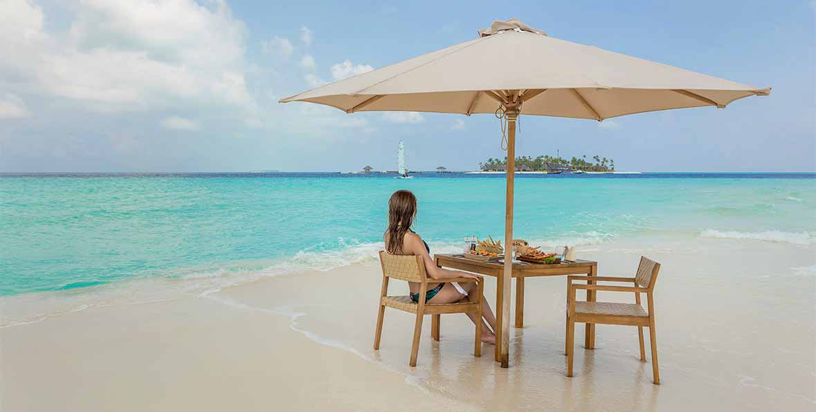 comida con vista en fushifaru maldives