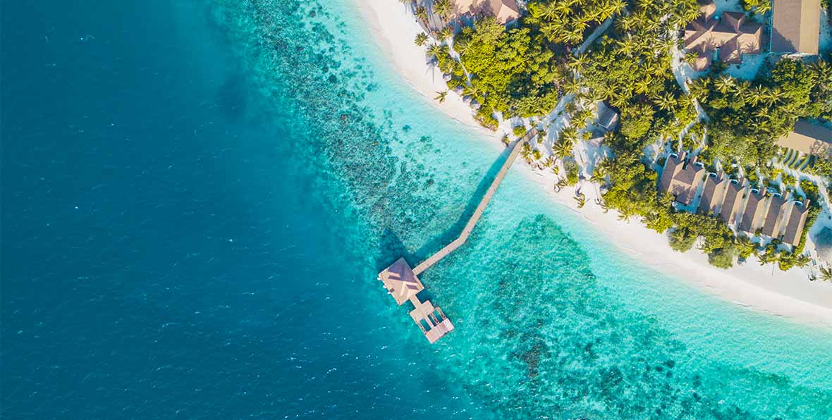 el muelle de Reethi Faaru Resort