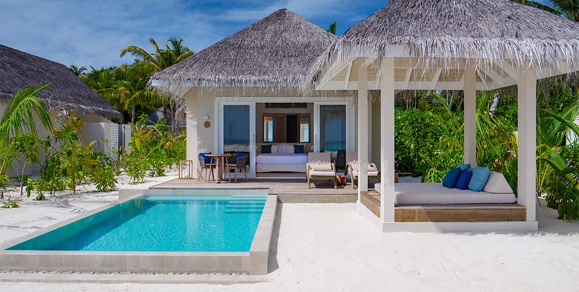 Baglioni Resort Maldives Pool Grand Beach Villa - arenatours.com