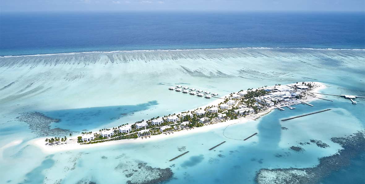 Riu Atoll Maldives, vista aéreas