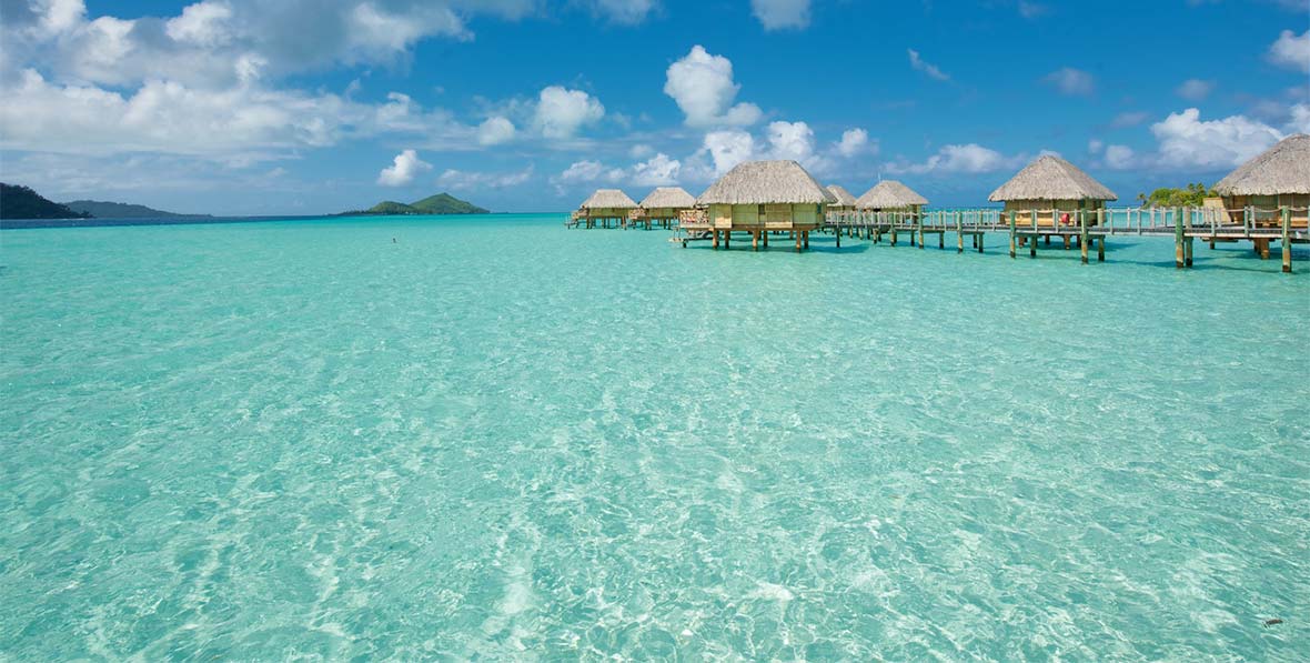 laguna y villas en Bora Bora Pearl Beach Resort & Spa