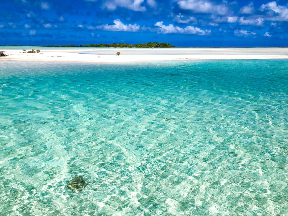 Laguna de Tikehau en la Polinesia Francesa