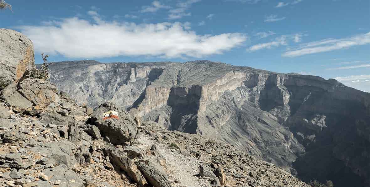 Rappelling nel Jebel Shams