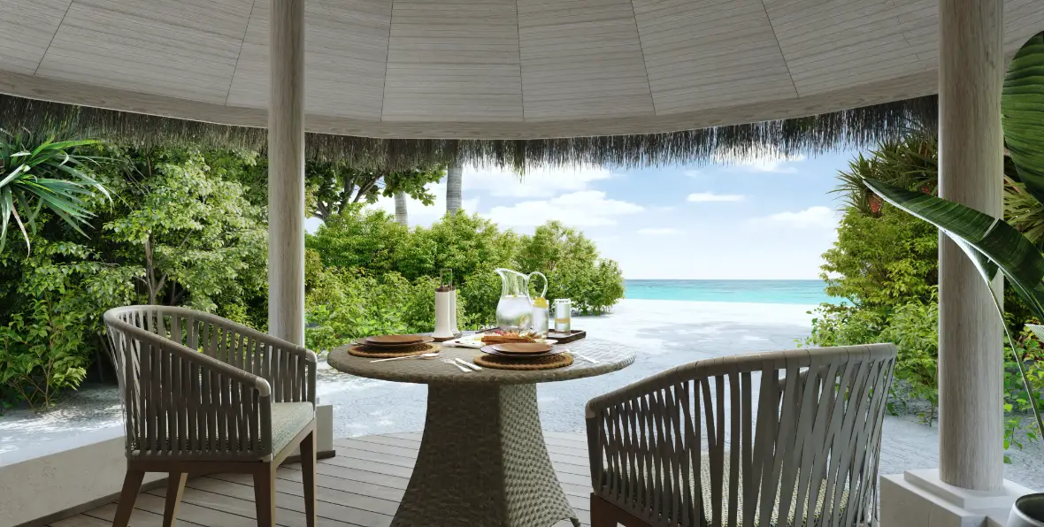 Six Senses Kanuhura Beach Villa Outside - arenastours.com -