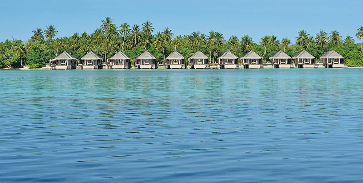 las semi-water villa del Ayada Maldives