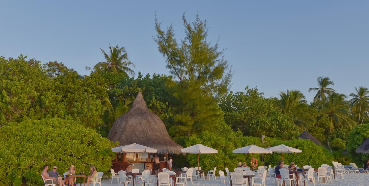 vegetación tropical en Thulhagiri maldives